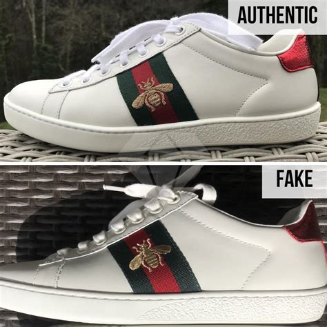 how to tell real gucci from fake gucci sneakers|authentic Gucci sneakers.